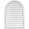 Ekena Millwork Round Top Surface Mount PVC Gable Vent w/ 2"W x 2"P Brickmould Sill Frame, 28"W x 40"H GVPRT28X4003SN - alternate 1